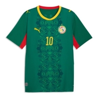 Camisa de Futebol Senegal Sadio Mane #10 Equipamento Secundário Mundo 2026 Manga Curta